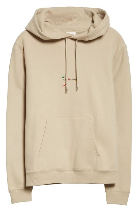 Saint Laurent Men's Rive Gauche Hoodie .